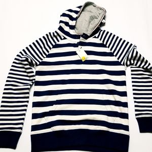 Boden Youth Striped Pullover Sweatshirt